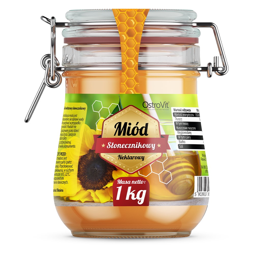 OstroVit Sunflower Honey - 1000g