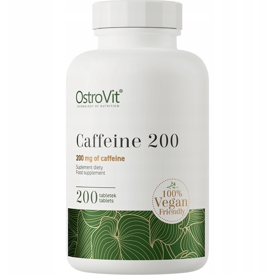 OstroVit Caffeine 200 Vege - 200 Tabs