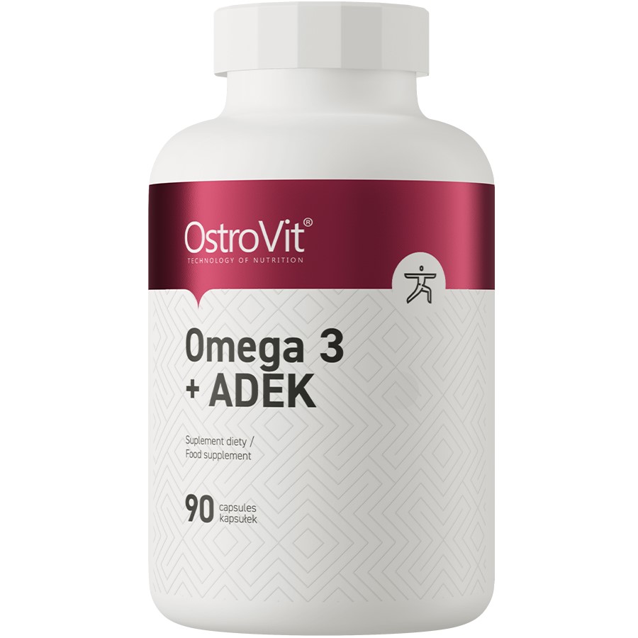 OstroVit Omega 3 + ADEK - 90 Caps