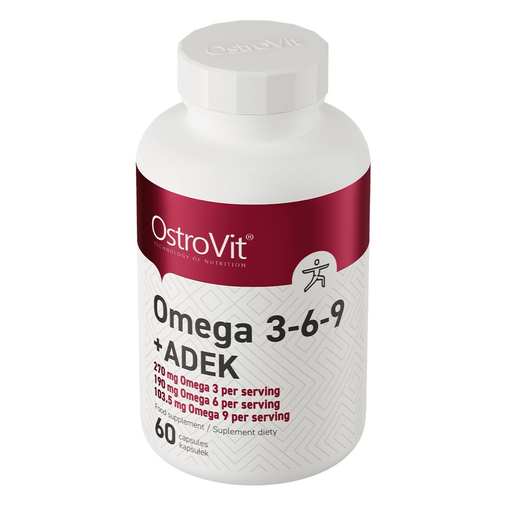 OstroVit Omega 3-6-9 + ADEK - 60 Caps