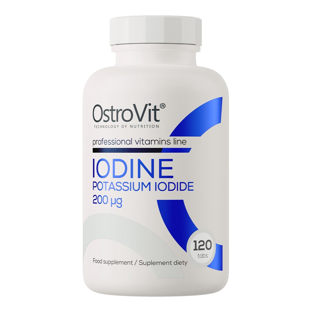 OstroVit IODINE Potassium Iodide 200μg - 120 Tabs