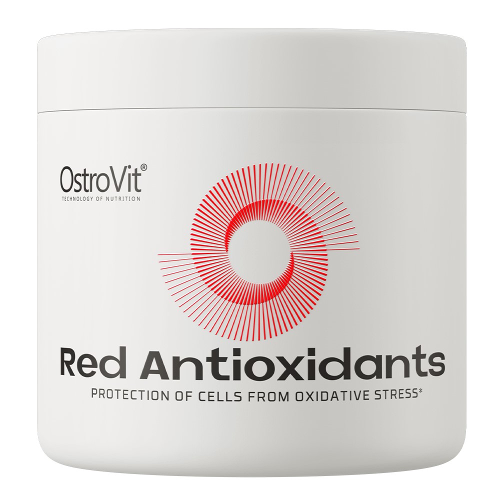 red antioxidants, nutrition supplement, cell protection, oxidative stress, container bottle