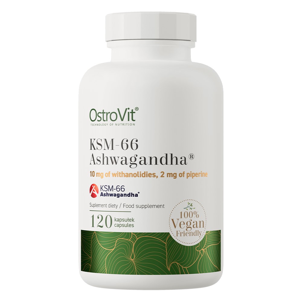 OstroVit KSM-66 Ashwagandha® Vege - 120 Caps