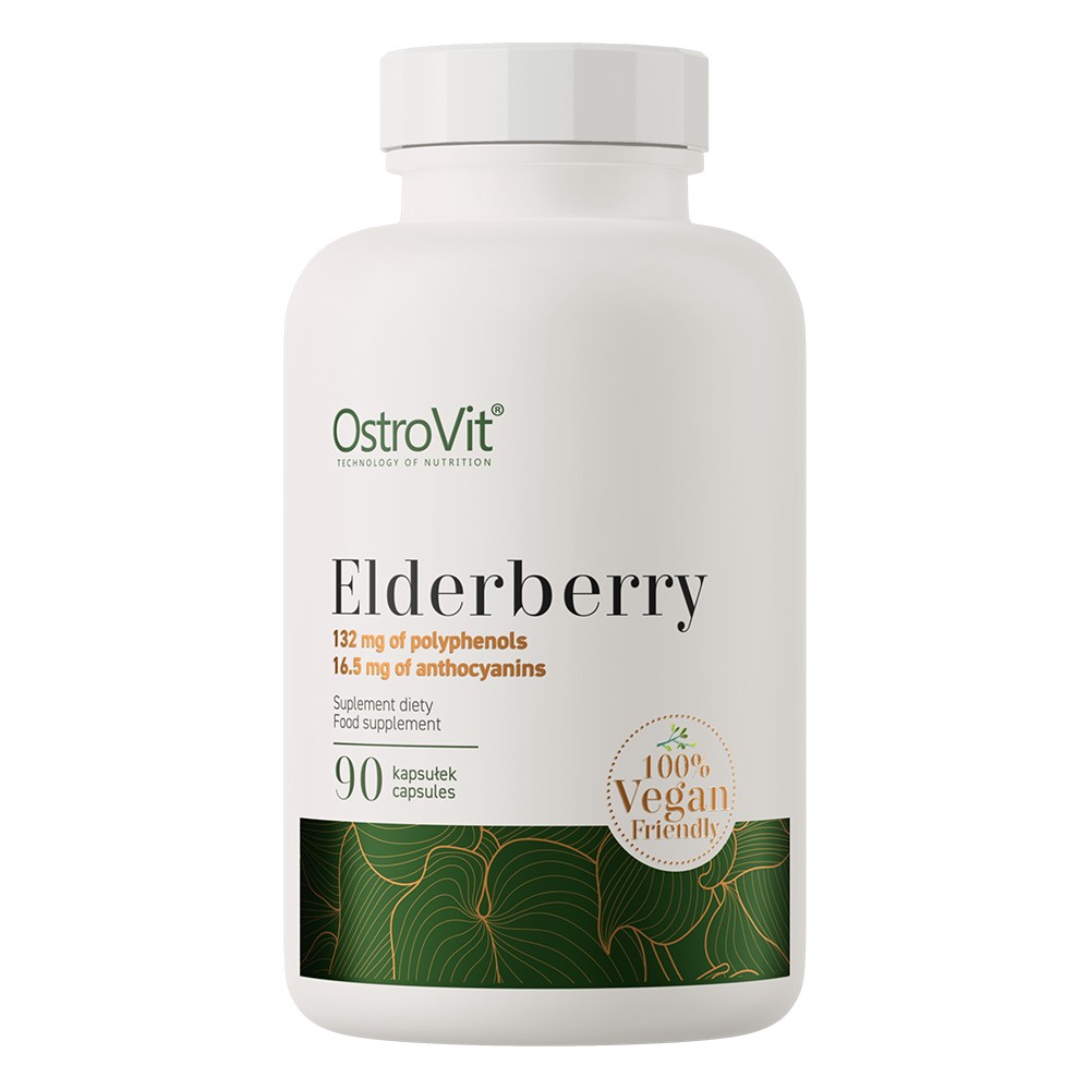 elderberry, dietary supplement, capsules, vegan, 90 capsules