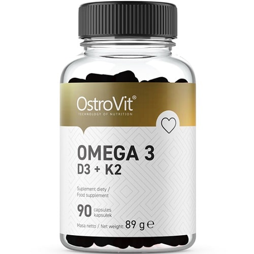 OstroVit Omega 3 D3 + K2 - 90 Softgels