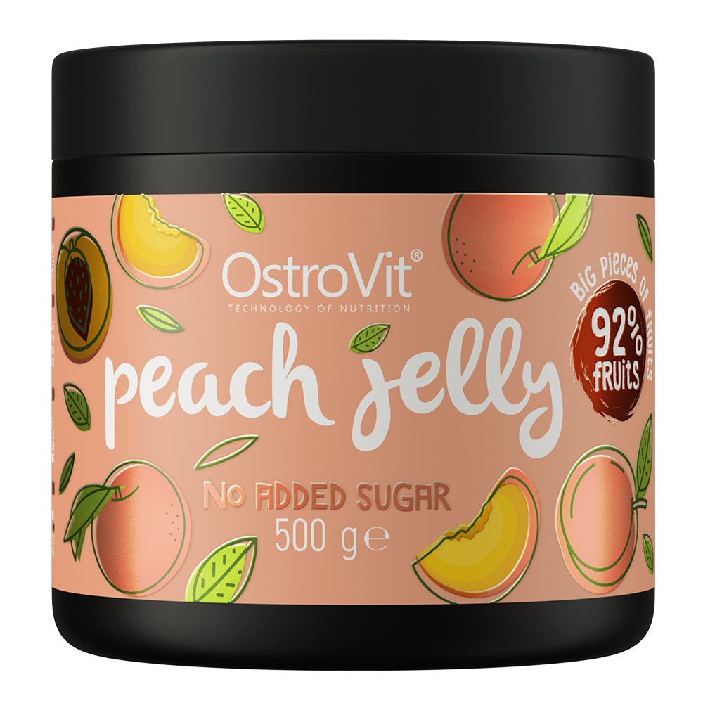 Ostrovit Peach Jelly - 500g - No Added Sugar