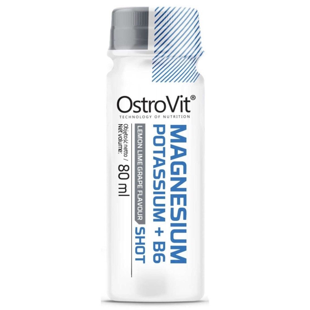 magnesium, potassium, shot, 80 ml, lemon-lime